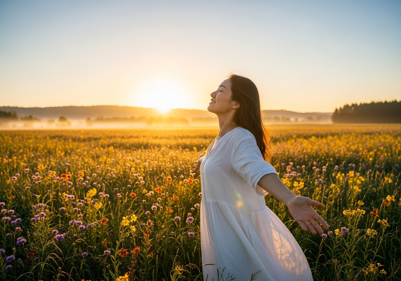 セッション後の晴れやかな表情