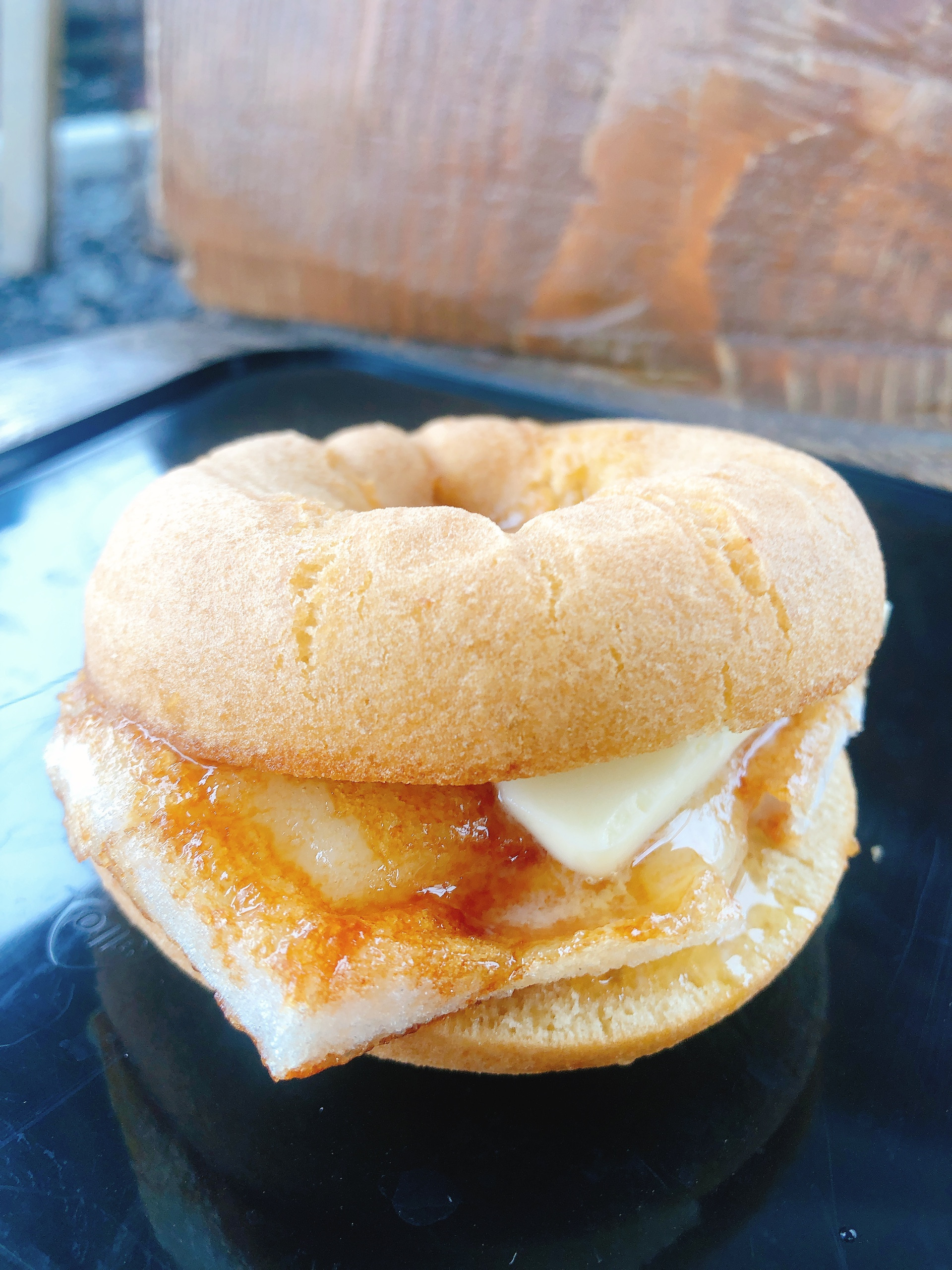 カリじゅわっ揚げ餅ドーナツ！バター醤油