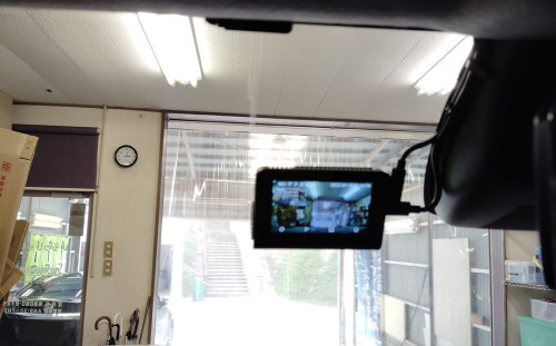 WR-V　ドライブレコーダー前後取付