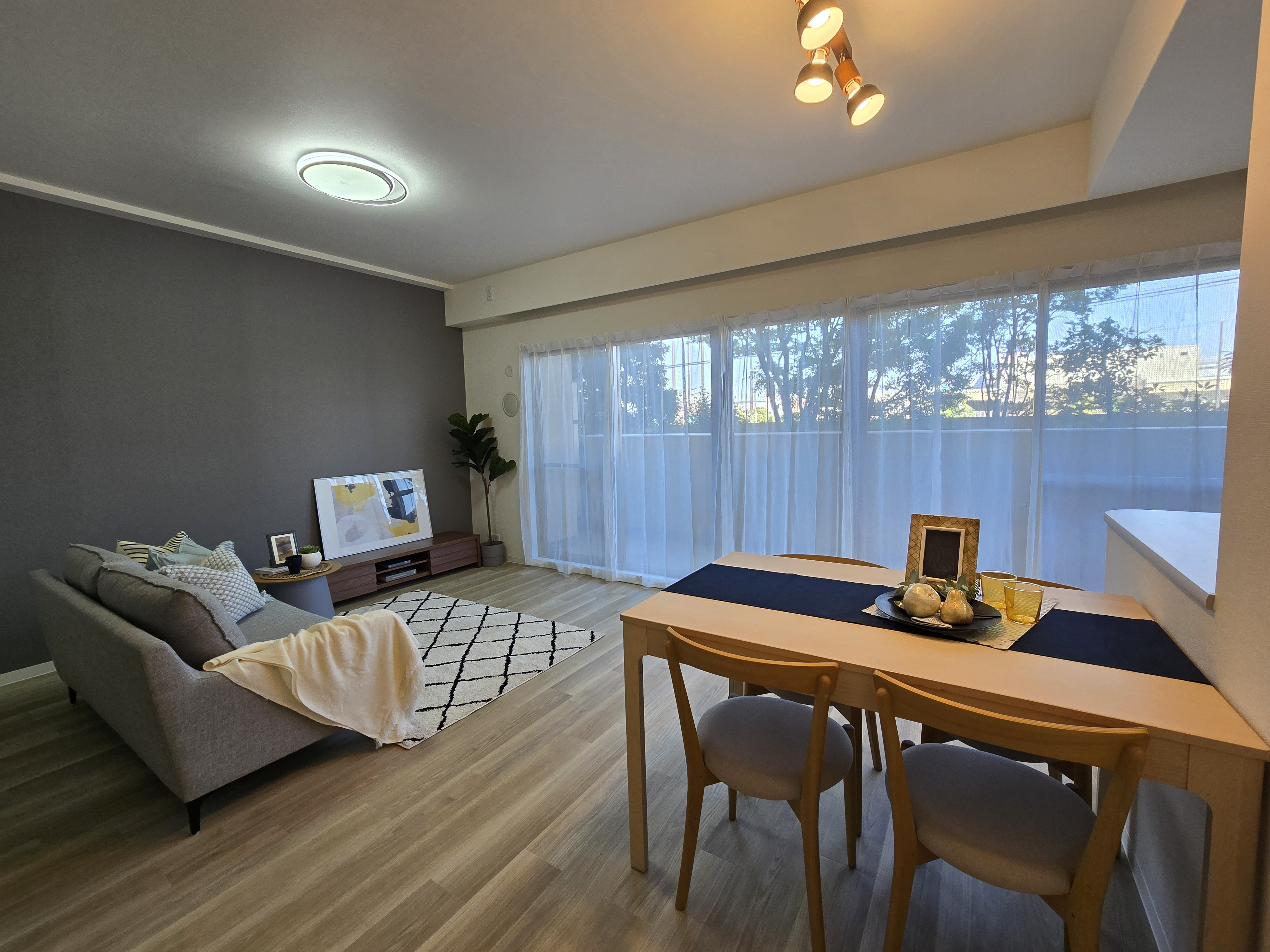 大阪市3LDKマンション(プラウドスタイル　三先)　　　　　　　　　　　　LDのみプランB　　　　　　　　　　　　　　　　　　10万円（3か月レンタル）