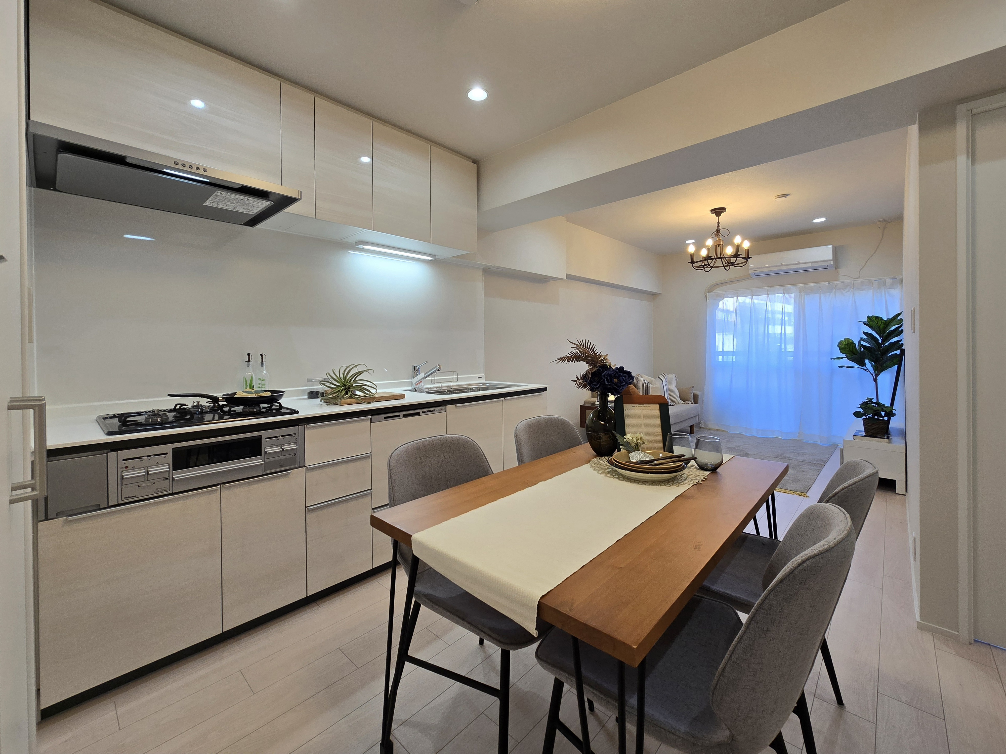 西宮市2LDKマンション　　　　　　　　　　　　LDのみプランB　　　　　　　　　　　　　　　　　　10万円（3か月レンタル）