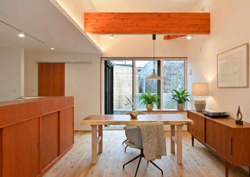 愛犬ものびのび過ごせるリビング