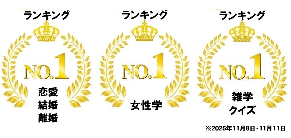 「別れを回避する心理戦力」Amazon売れ筋ランキングでカテゴリー3冠達成！