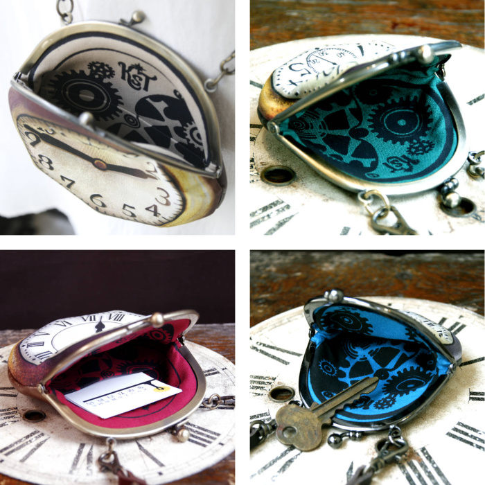 ギャラリー 時計がま口 金星灯百貨店 オリジナル雑貨制作販売