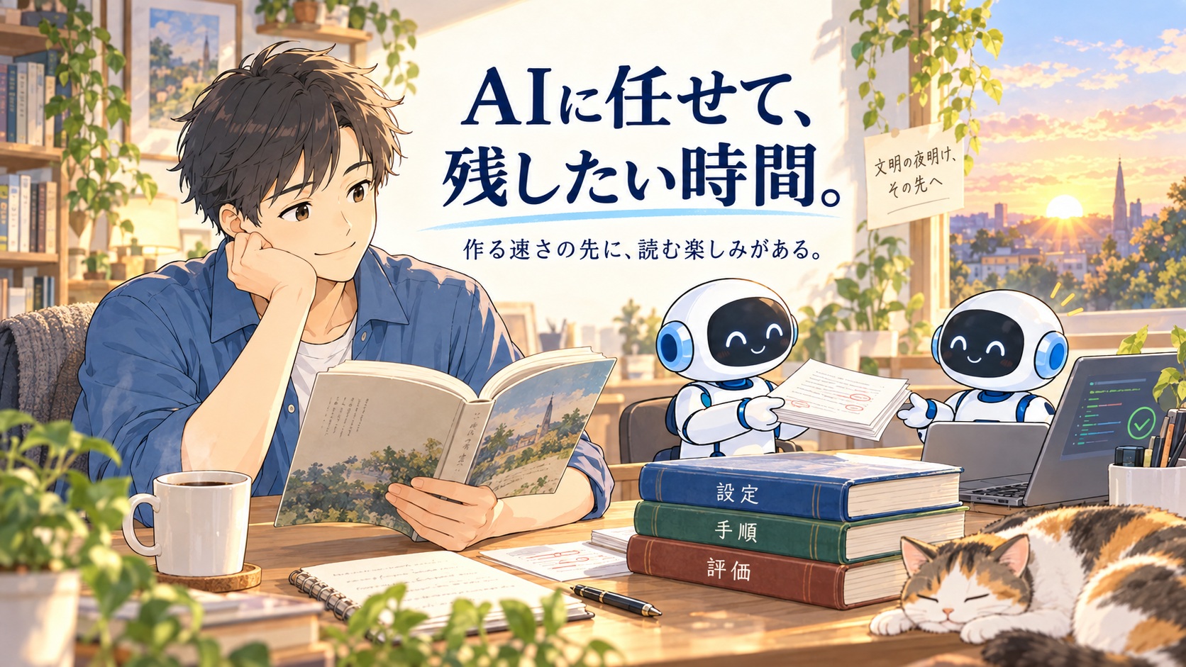 AIに任せる仕組みを作って、最後に残った時間 — 「文明の夜明け」の先で考えること