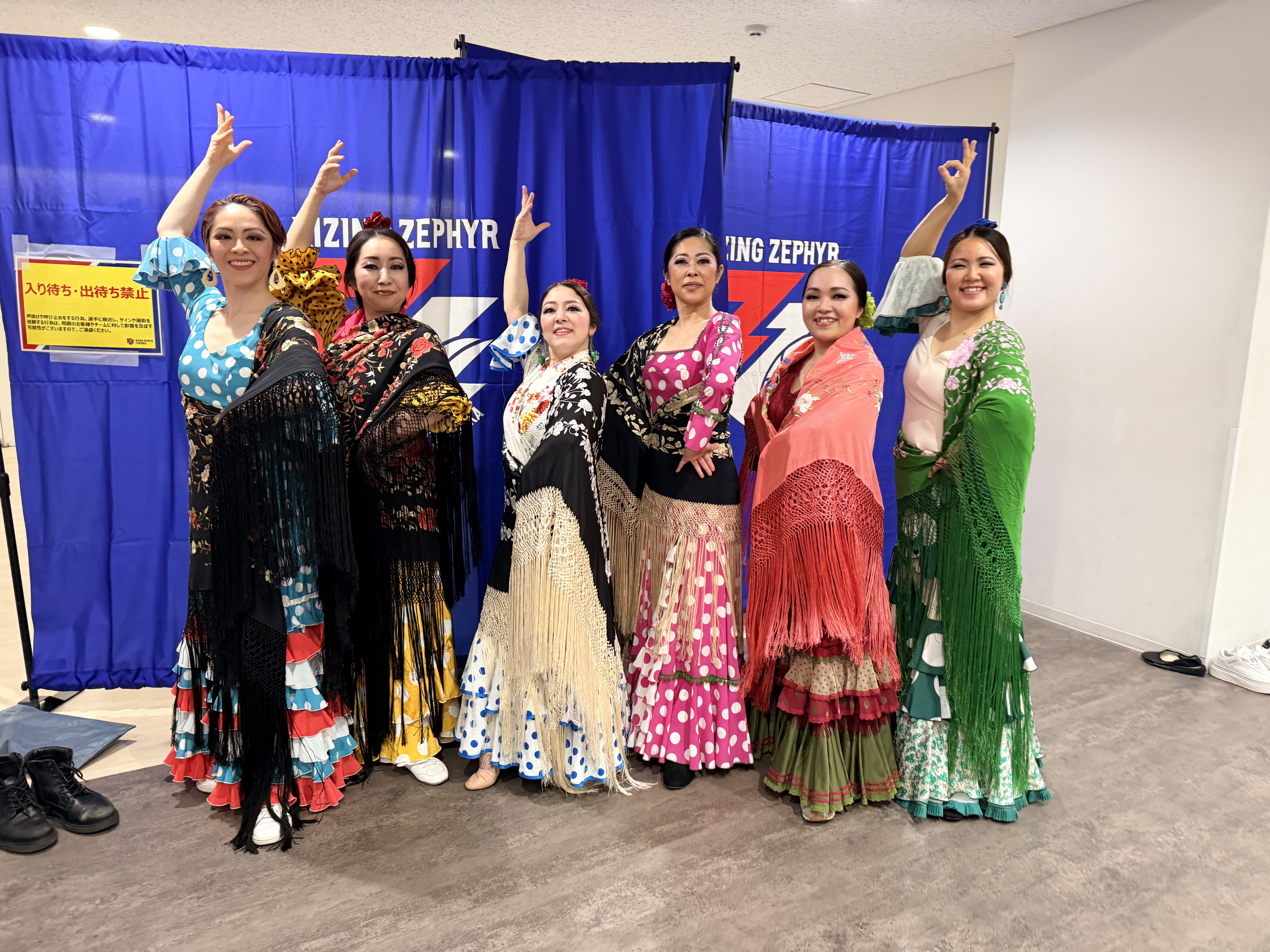 ライジングゼファー福岡で踊らせて頂きました！