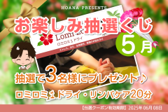 お楽しみ抽選くじ