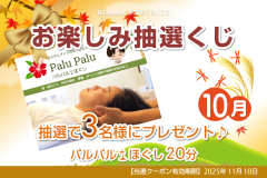 お楽しみ抽選くじ