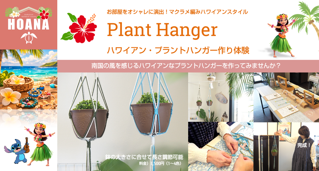 大人気「プラントハンガー」がアクティビティに追加！