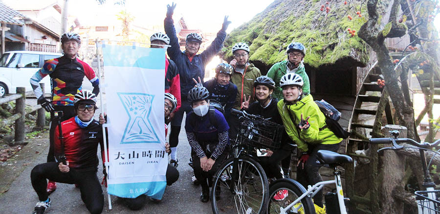 鳥取県西部を楽しむサイクリストたち