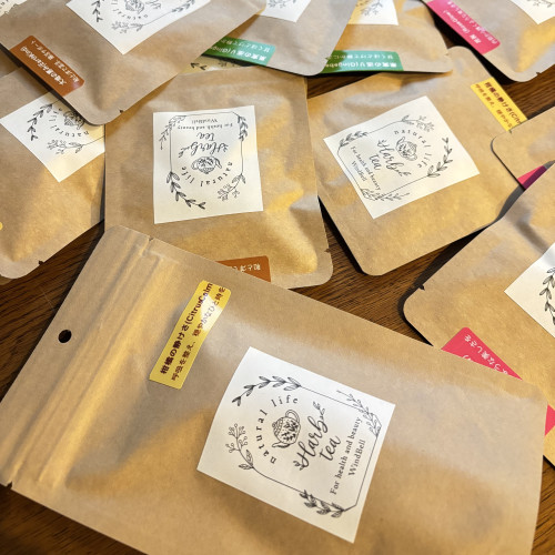 オリジナルハーブティー販売