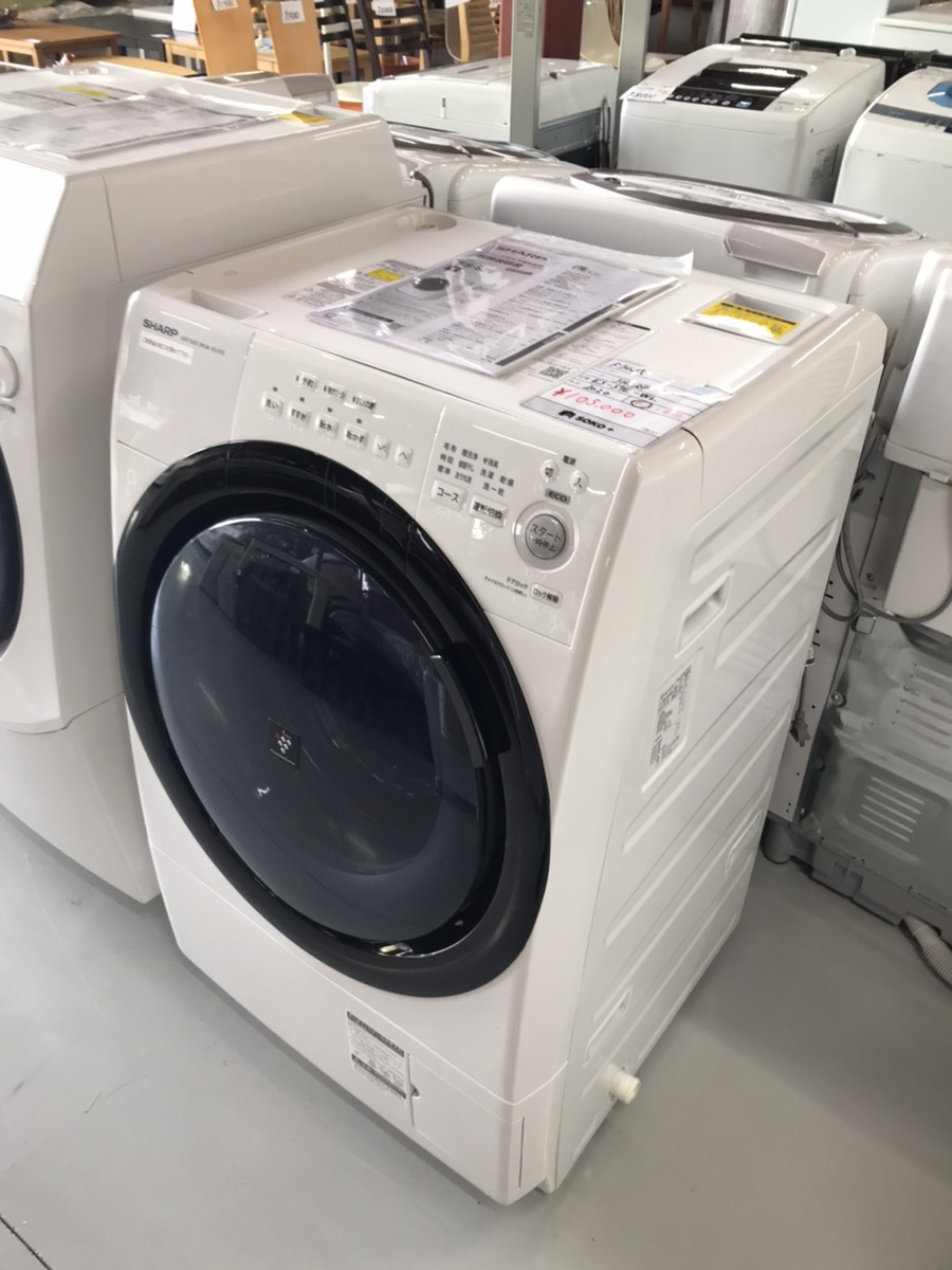 ドラム式洗濯機入荷☆SHARP - 千葉の中古家電家具ショップなら SOKO＋ 