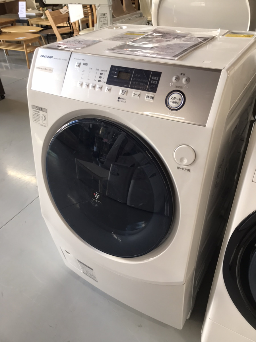 商品紹介　ドラム式洗濯機　SHARP