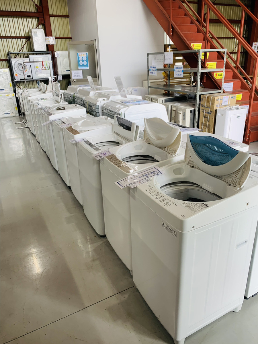 【朗報】洗濯機大量入荷！！