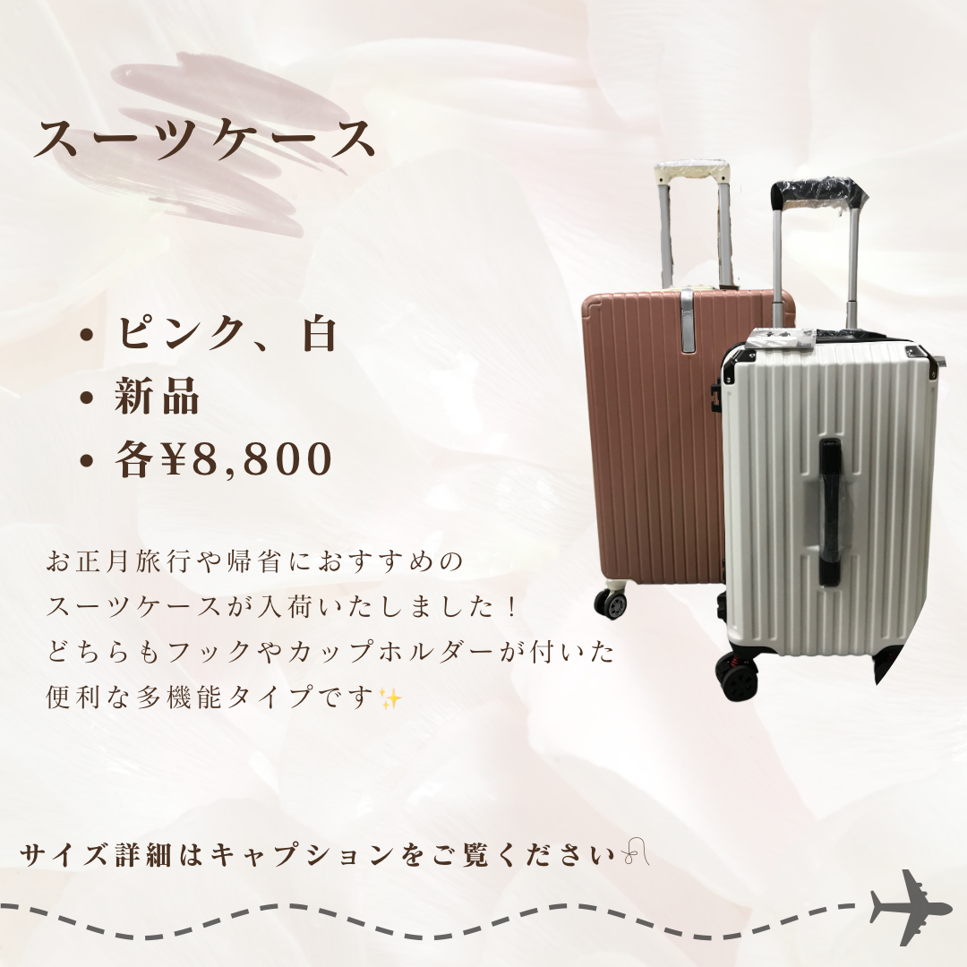 スーツケース入荷しました✈