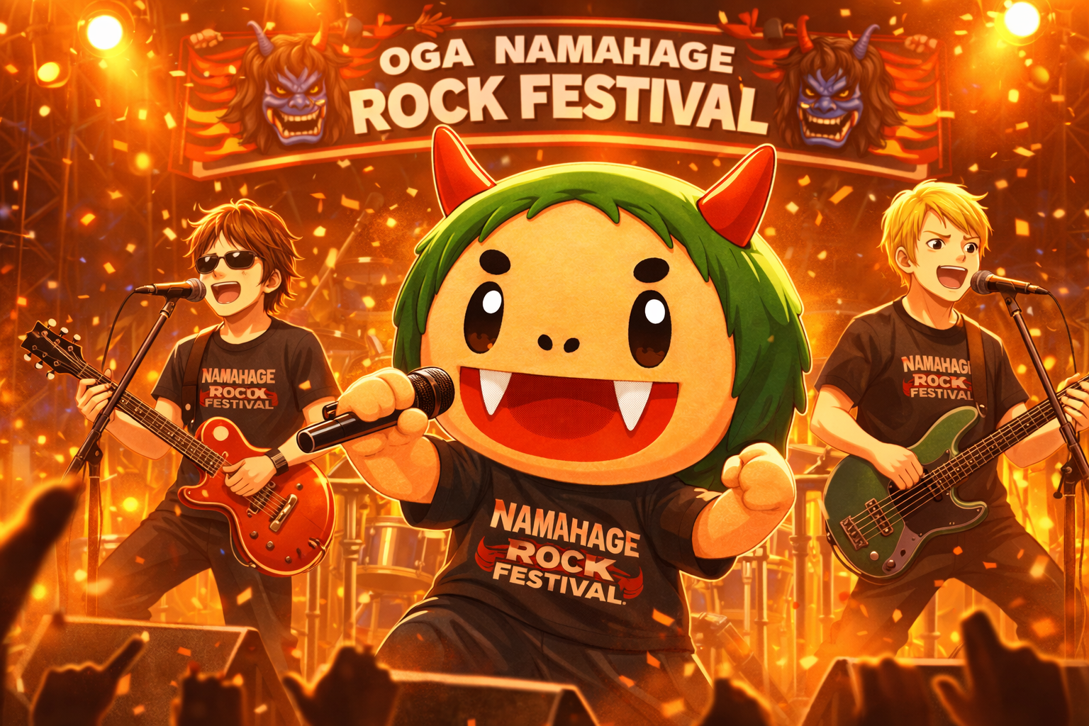 『男鹿ナマハゲロックフェスティバル』で一緒に盛り上がろう♪