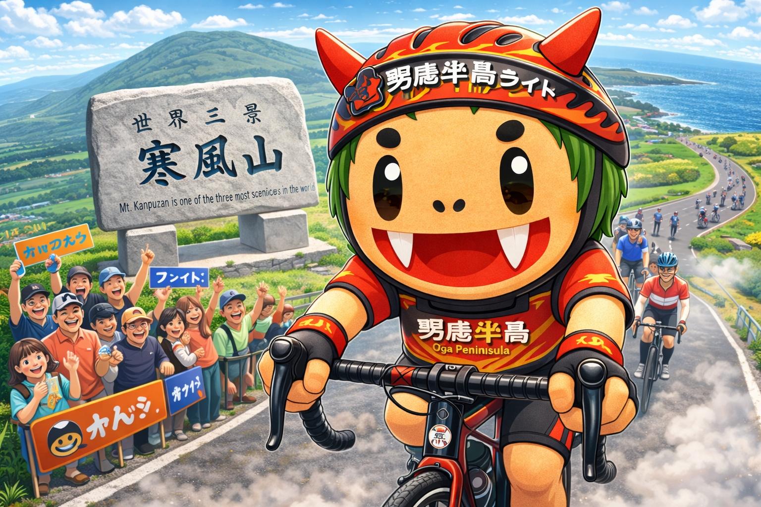 風を切って走りたい！！ 『あきた男鹿半島なまはげライド』