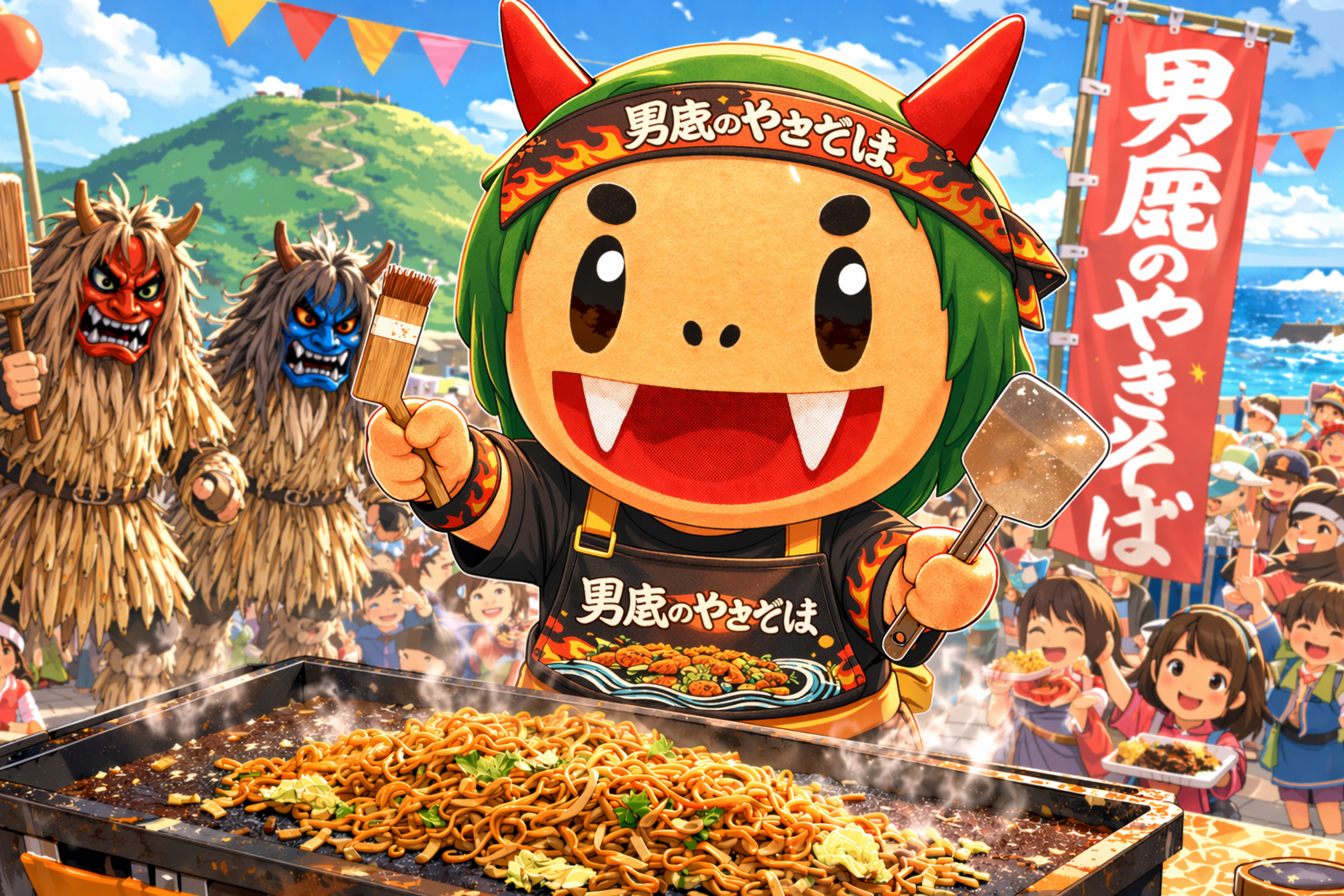 男鹿しょっつる焼きそば 男鹿のご当地グルメ 男鹿しょっつる焼きそば 男鹿のご当地グルメ