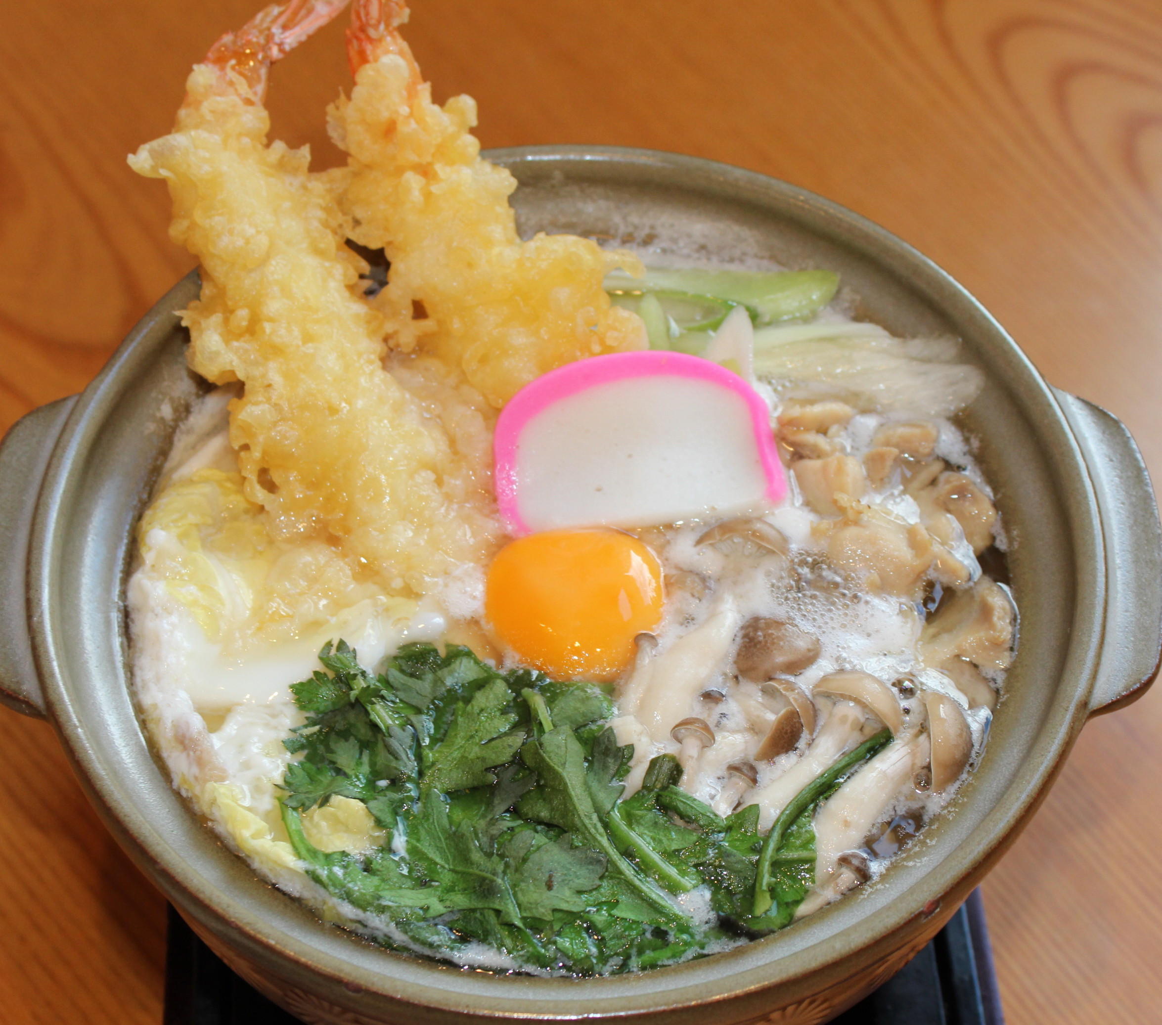 鍋焼きうどん始まりました