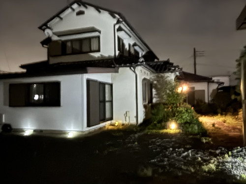 夜間照明増やしました