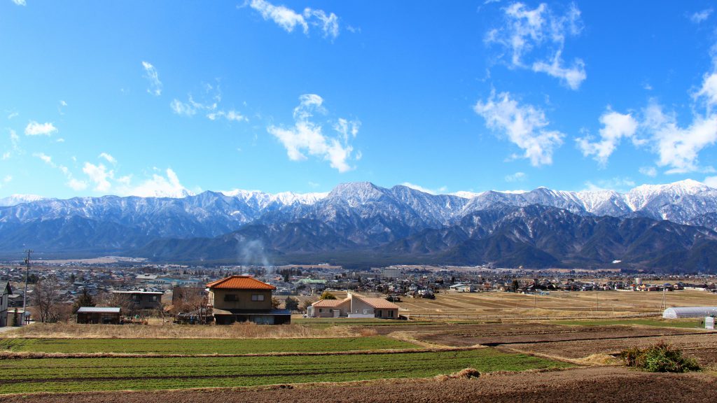 北アルプス、有明山