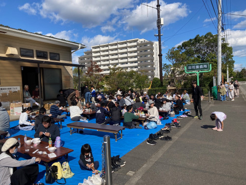 町内芋煮会、大盛況でした