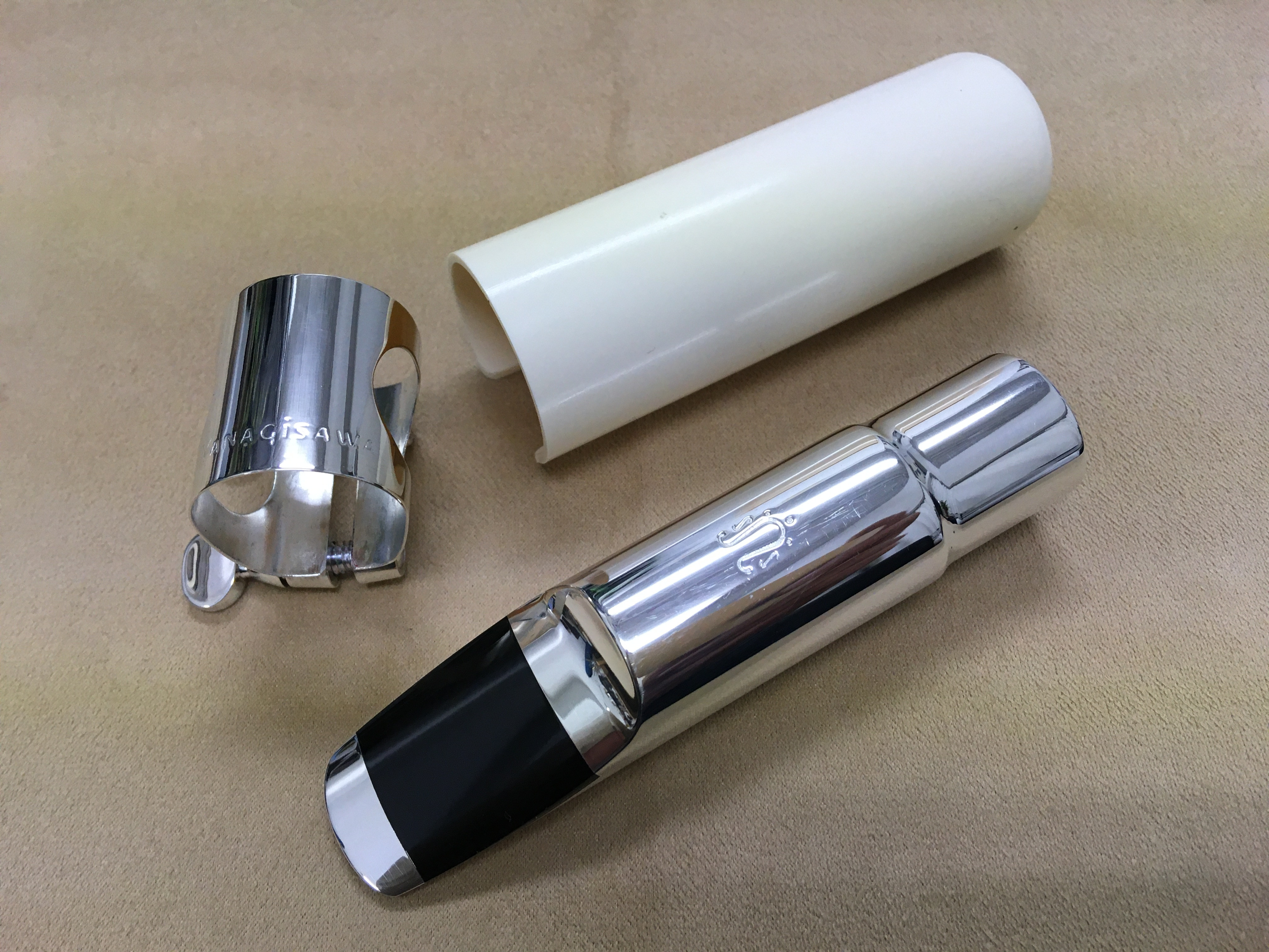 中古 アルトサックス マウスピース YANAGISAWA メタル 6