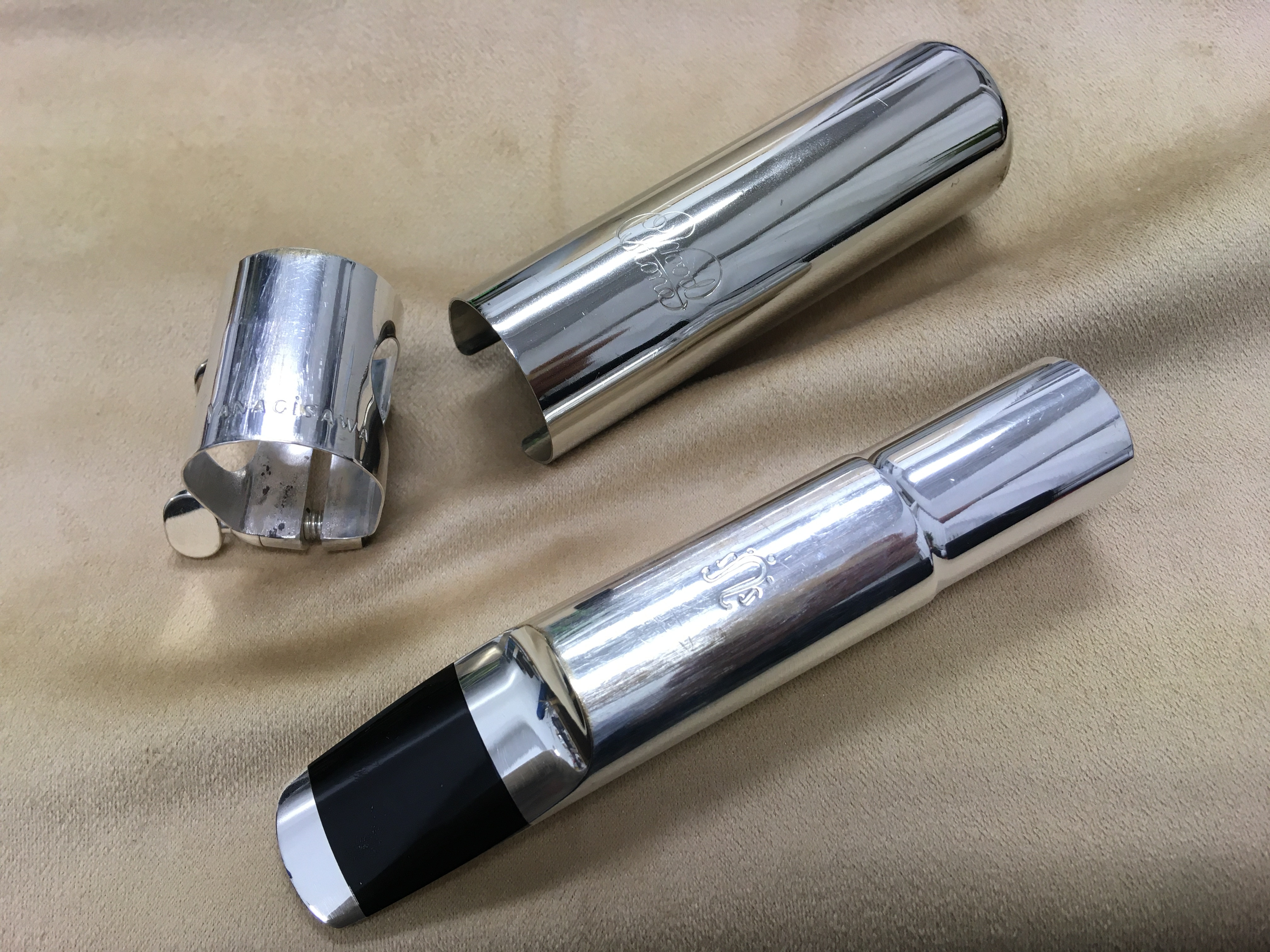 中古 テナーサックス マウスピース YANAGISAWA メタル 7