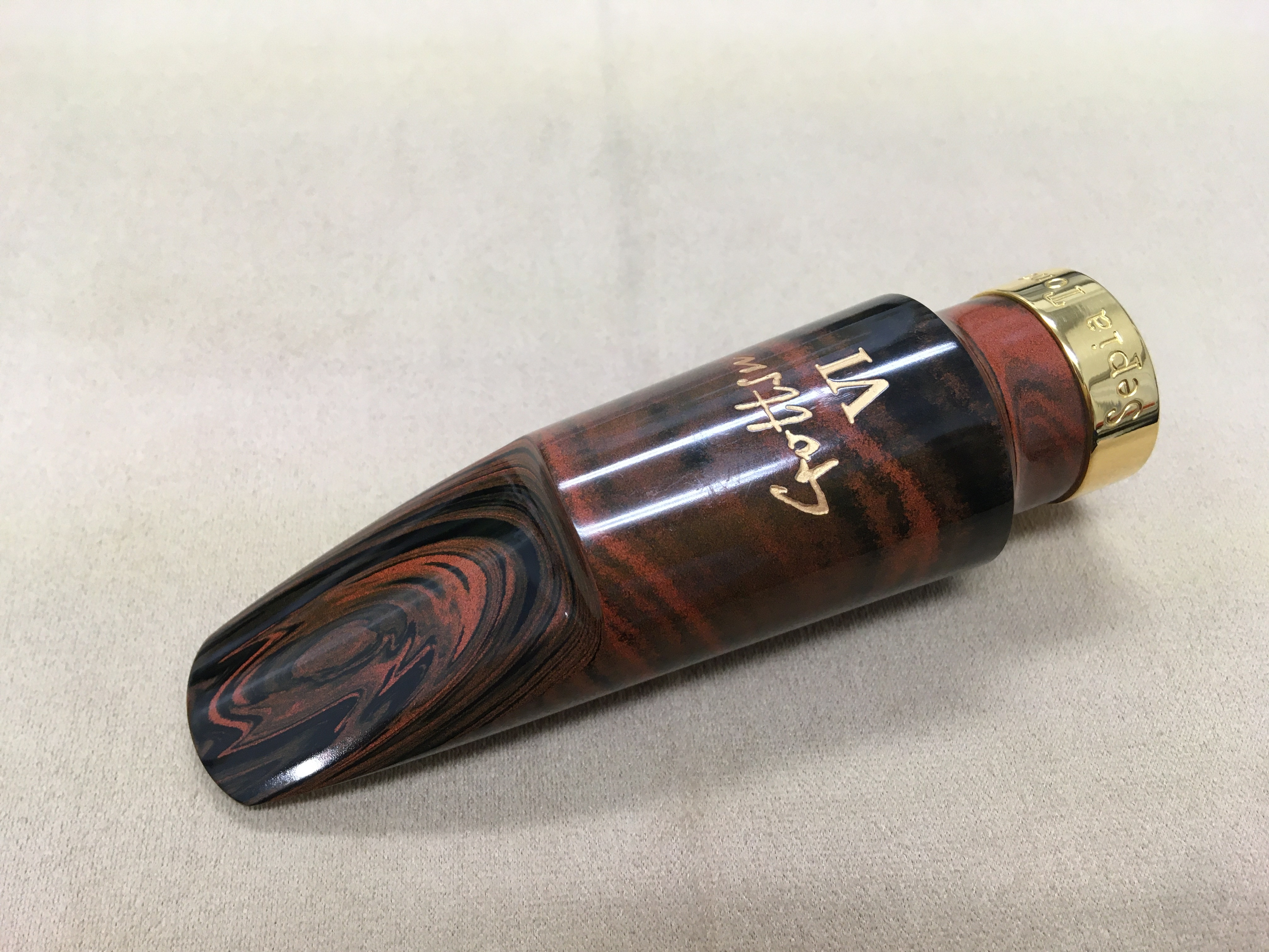 中古 テナーサックス マウスピース Gottsu ゴッツ セピアトーンVI マーブル 7