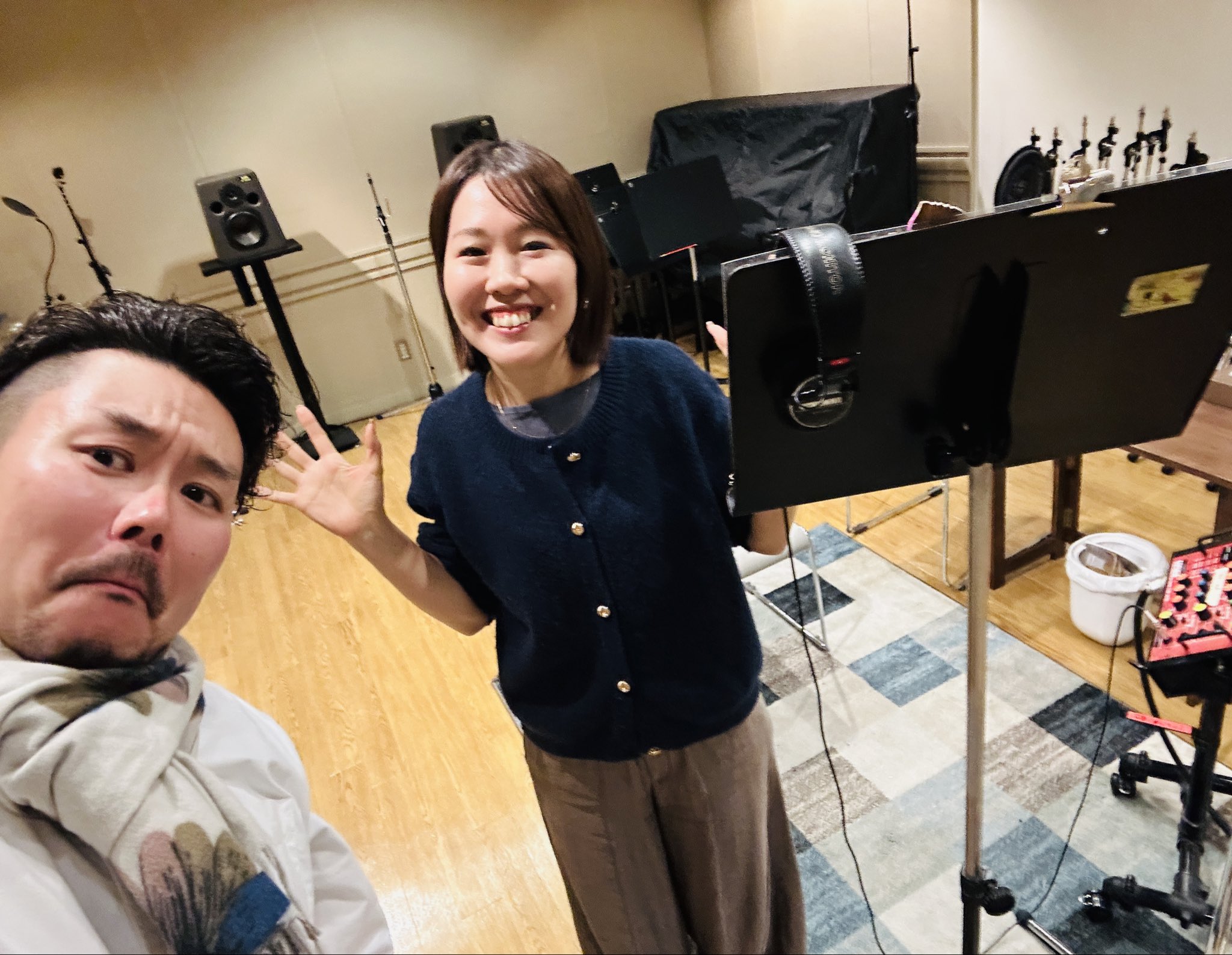 とあるミュージカルのレコーディングでした！