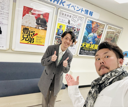 昨日はNHKスタジオでとあるお仕事でした！✨