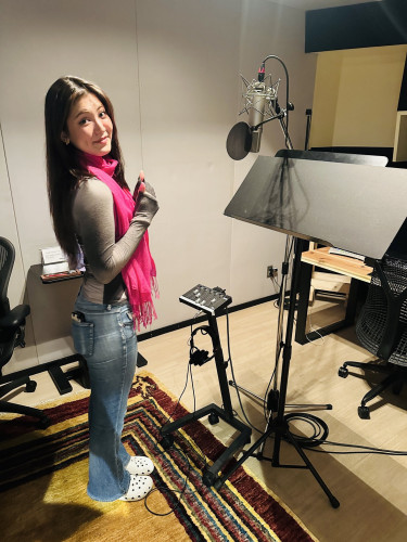 Emmaさんと、とあるレコーディングでした！！