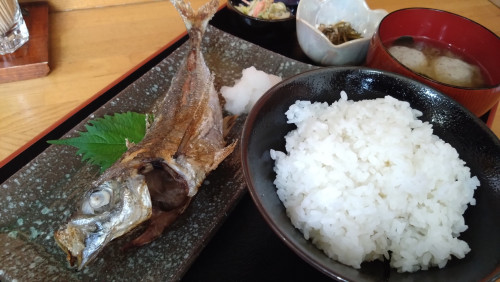 あじ塩焼定食