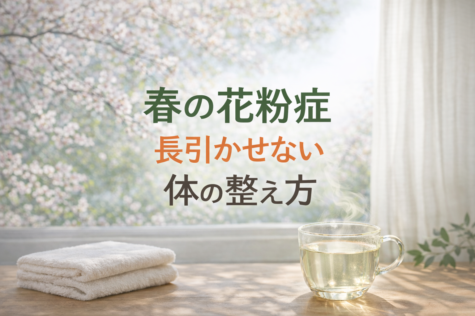 noteへの記事掲載【くらしの東洋医学　鍼灸で元気に】花粉症と鍼灸②～長引かせない整え方～