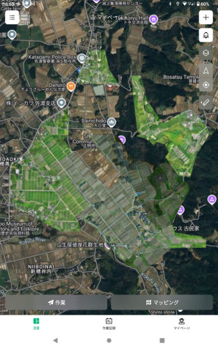 佐渡でのデジタルマップ測量撮影