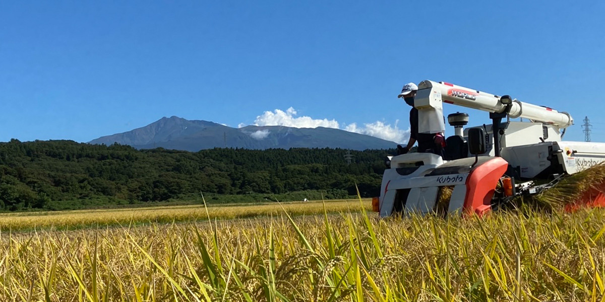 鳥海山の風景