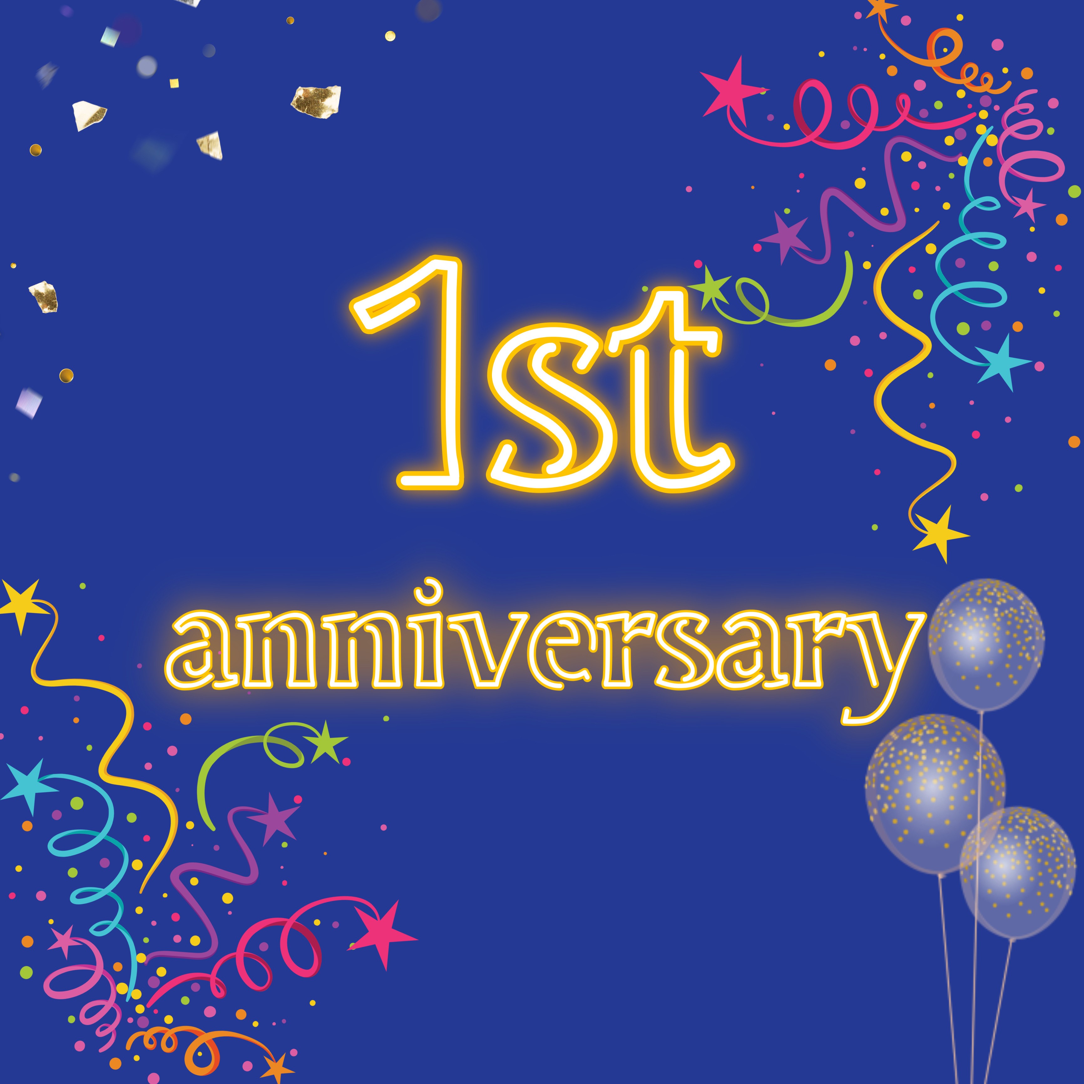 🎉 1st  anniversary!!! 🎉