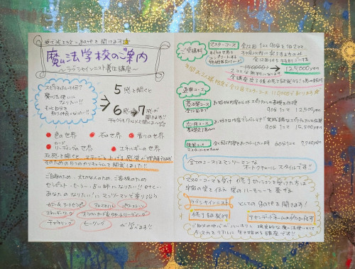 オススメMENU　魔法学校