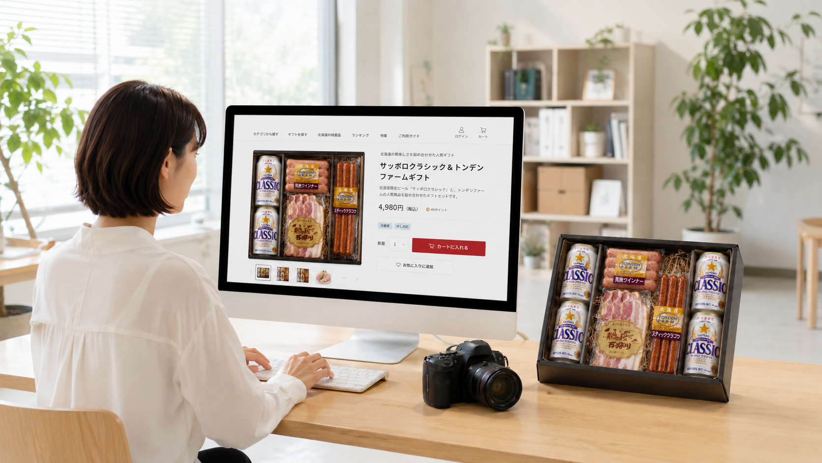 北海道の食品やギフト商品を全国へ届けるEC事業