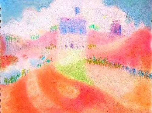 パステル稚画（パステルアート作品）