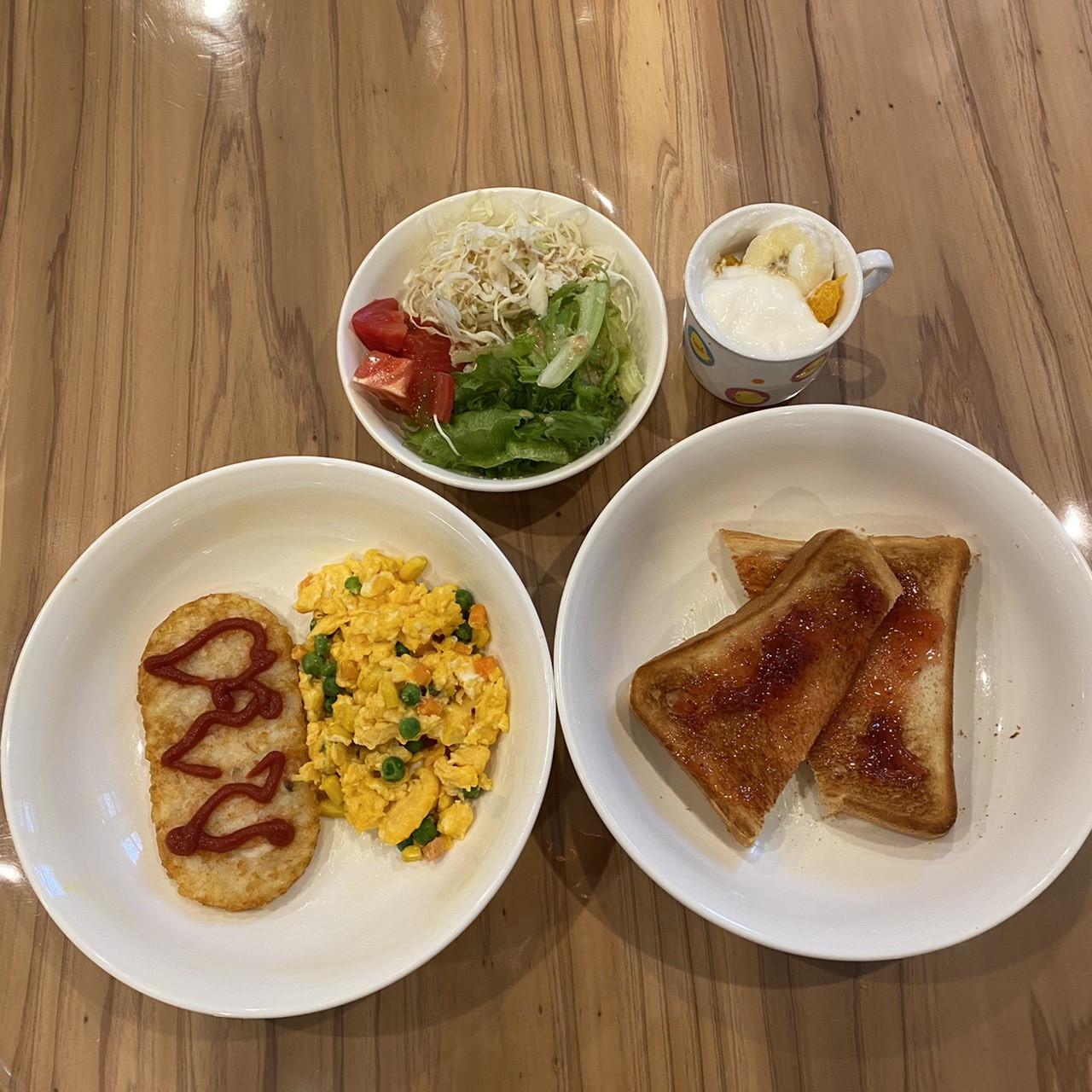 朝食と夕食♪