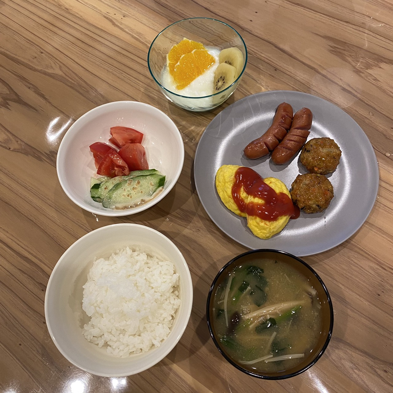 朝食と夕食♪