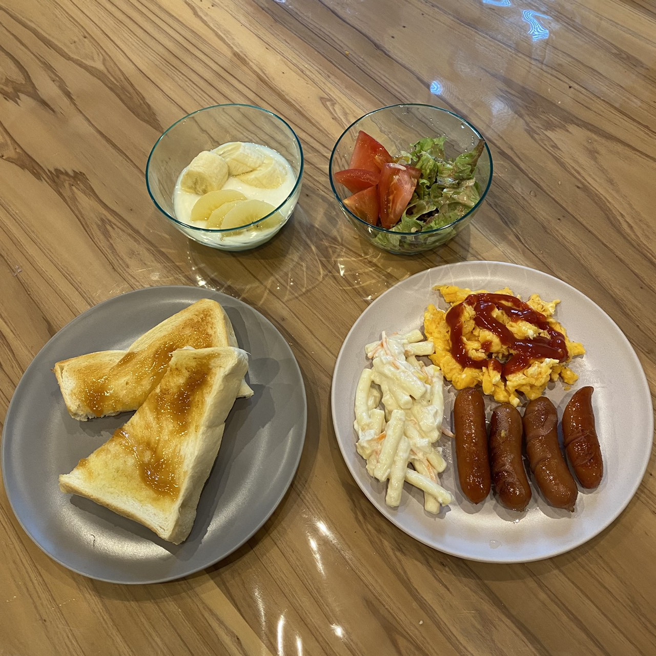 朝食と夕食♪