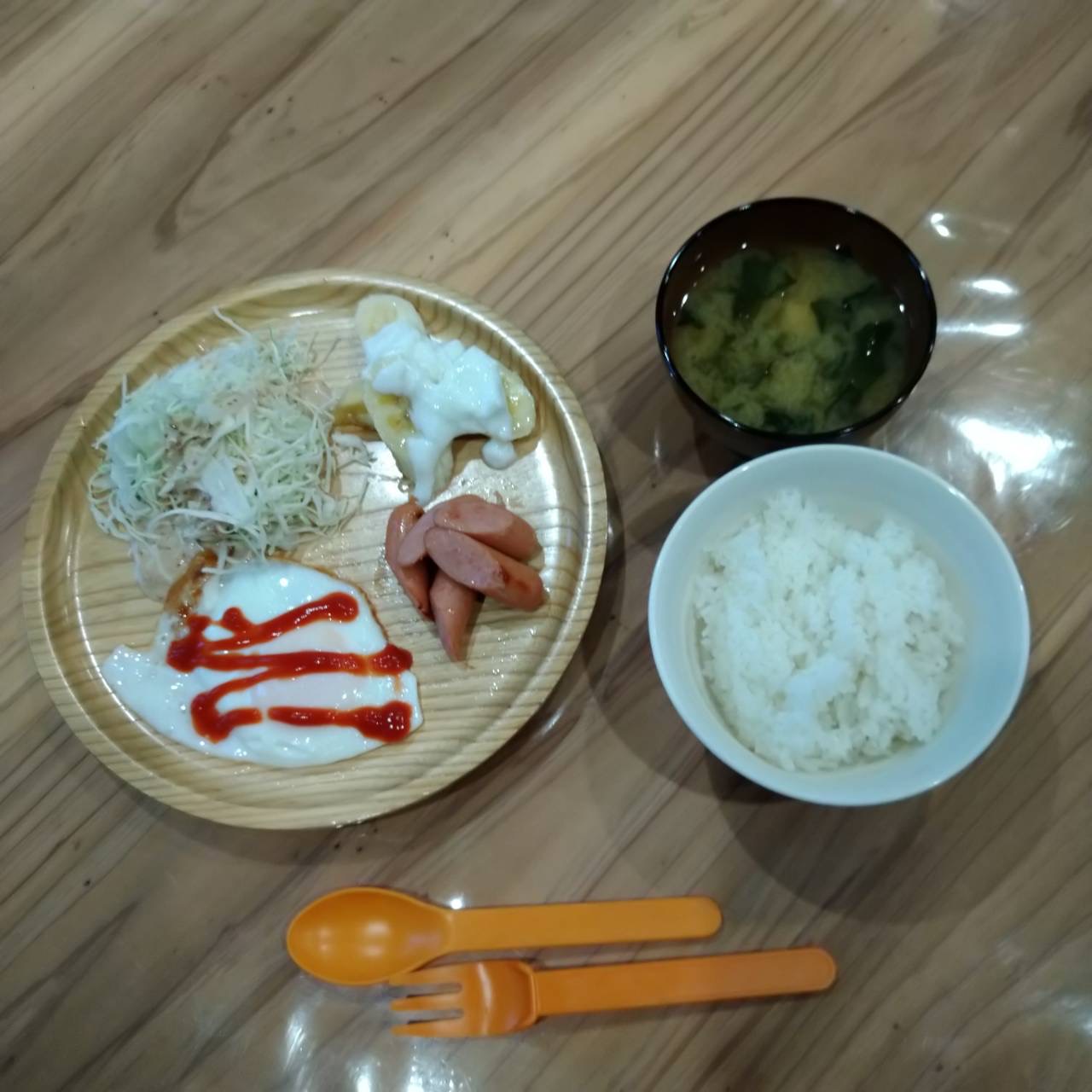 朝食と夕食♪