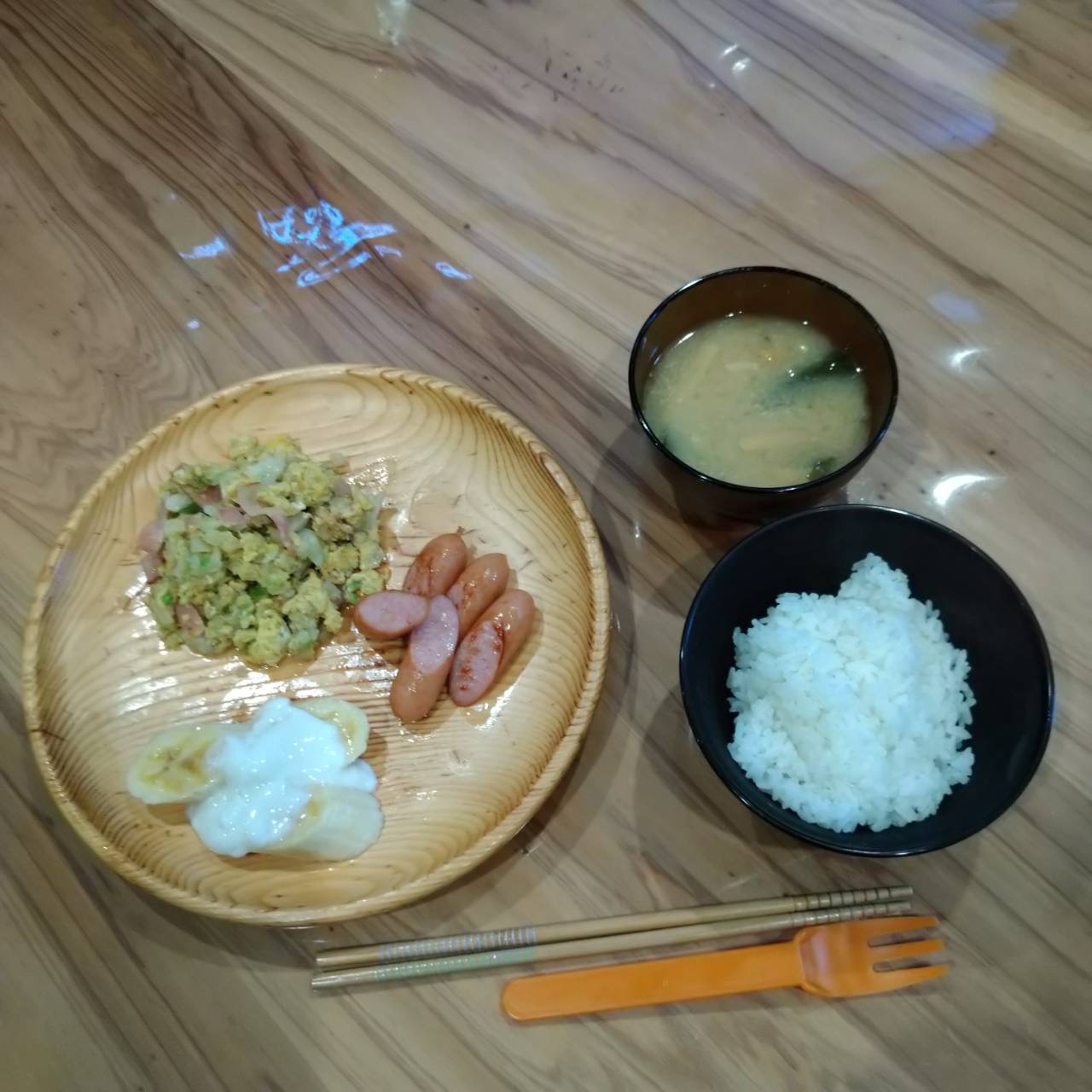 朝食と夕食♪