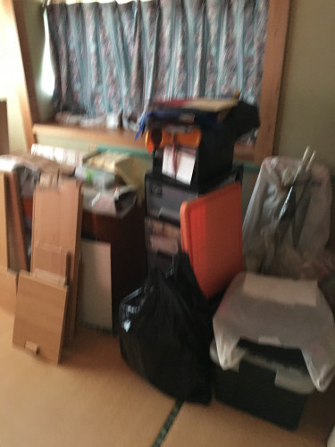 不用品回収　片付け