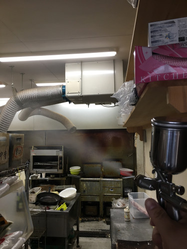 厨房を光触媒コーティング