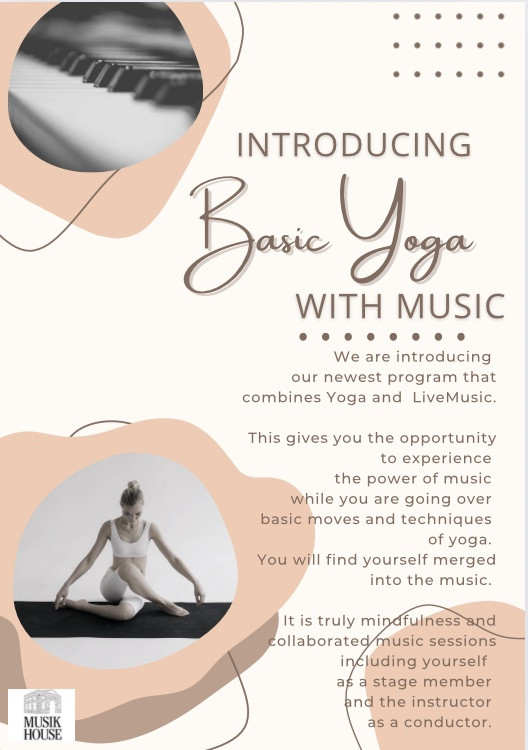 ✨Special Event✨ Yoga with Music ピアノ生演奏とお届けするヨガ講座