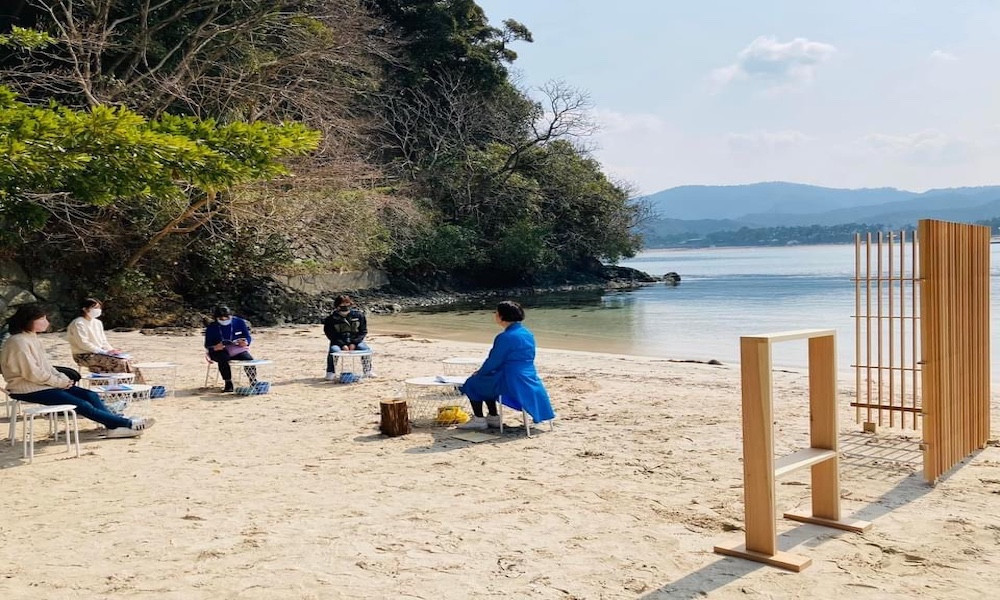 地球がお茶室！