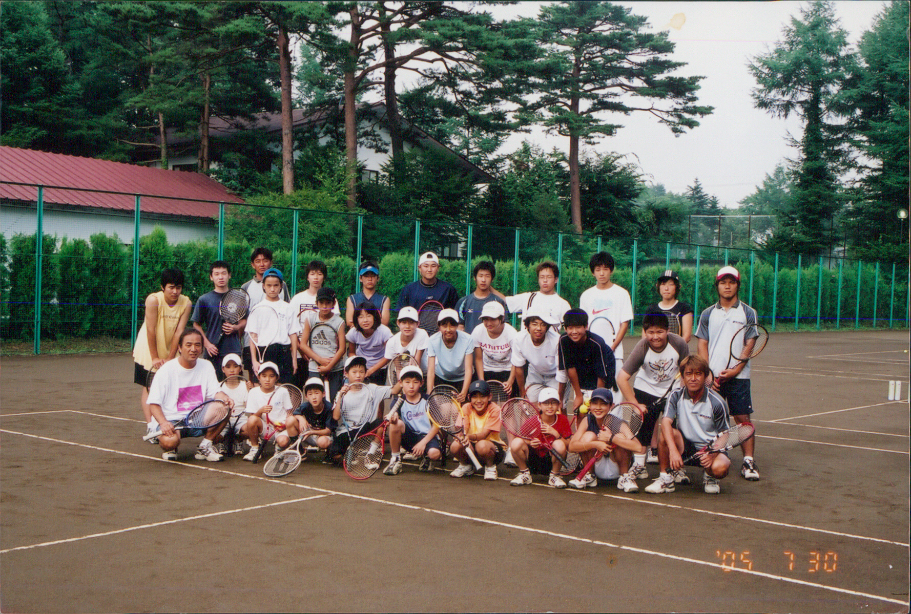 パインロッジテニスキャンプ　２００５年７月